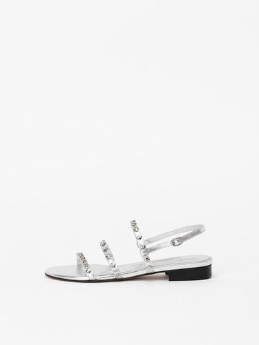 Wega Embellished Sandals_Champagne Silver - CHAUSSURE LAPIN - Modalova