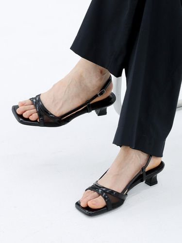 Mesh Sandal Heels_Black - MOL:pin - Modalova