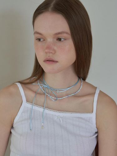 Silver 925] Pastel String Necklace - OVT-U - Modalova