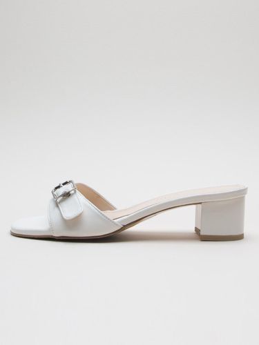 Buckle Mules 5cm - karen white - Modalova