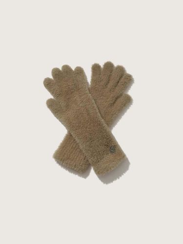 PLAC Logo Knit Gloves_Beige - PLAC - Modalova