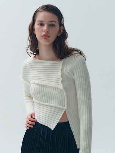 Ribbed Slit Tee - SOFT SEOUL - Modalova