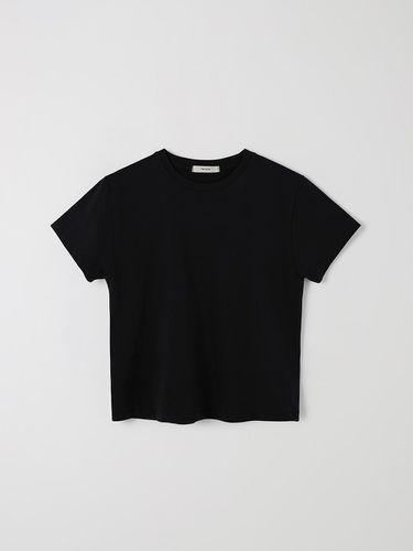 Soft Semi Crop T-shirt - Black - HESS - Modalova