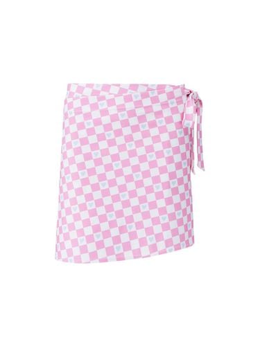 Checkerboard Cover-up Mini Skirt - CC collect - Modalova