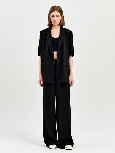 E-BAND String Point Semi Wide Pants - E.B.M (Edition by Michaa) - Modalova