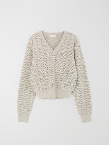 Moss Textured Sweater - Beige - HESS - Modalova