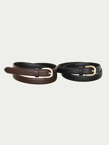 Gold Buckle Mood Belt - JUARR - Modalova