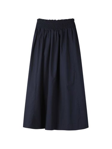 Smocked Flared Skirt - Navy - CC collect - Modalova