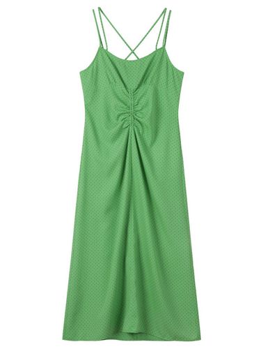 Dot Print Sleeveless Dress - Green - CC collect - Modalova