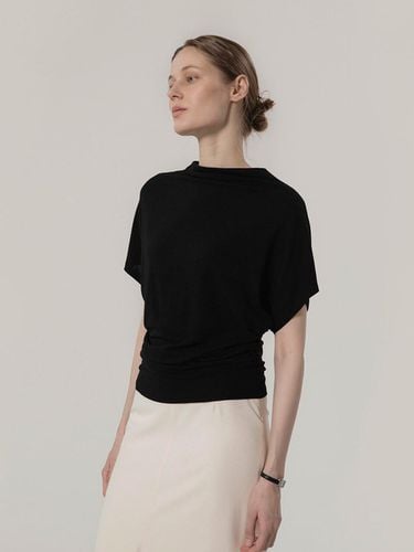 Druff Shirring T-Shirt Black - MOMET - Modalova