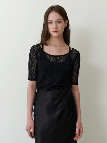 Layered Lace Top_Black - KINDABABY - Modalova