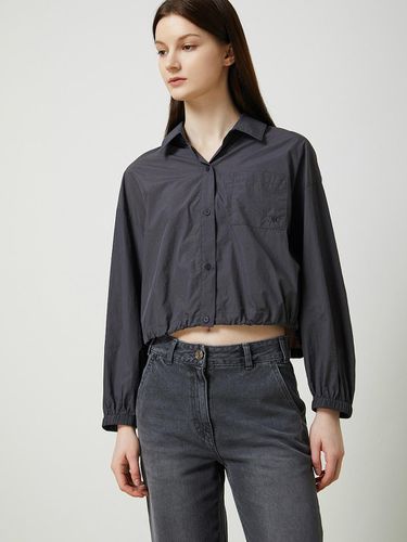 Embroidery Pocket Shirt - Dark Gray - CC collect - Modalova