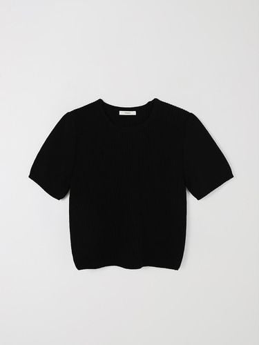 Soft Half Knit Sweater - Black - HESS - Modalova