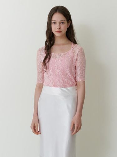 Layered Lace Top_Baby Pink - KINDABABY - Modalova