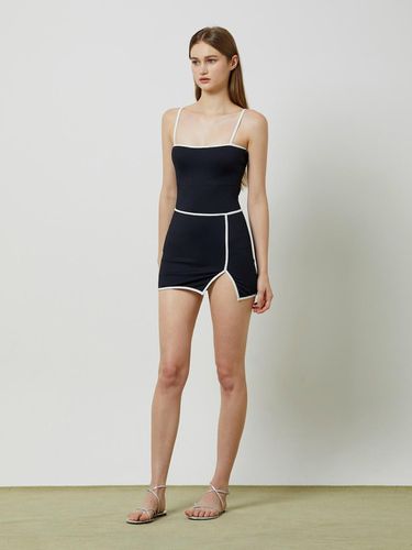 Ribbed Cover-up MIni Skirt - Black - CC collect - Modalova