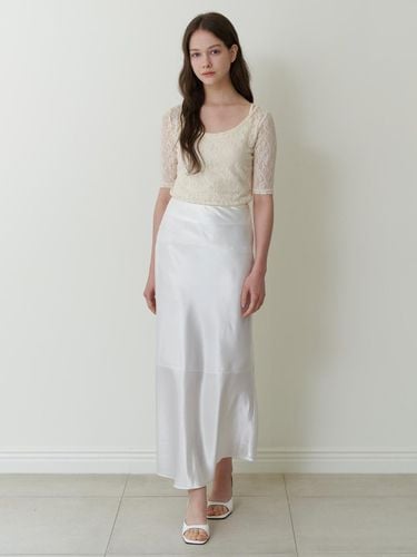 Satin Mermaid Skirt_White - KINDABABY - Modalova