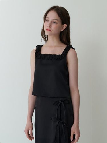 Classic Lace Satin Top_Black - KINDABABY - Modalova