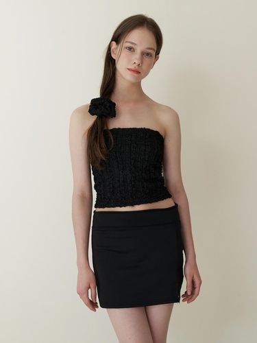 Lace Petal Tube Top_Black - KINDABABY - Modalova