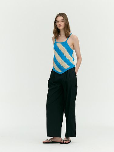 Sleeveless Color Point String Pullover - E.B.M (Edition by Michaa) - Modalova