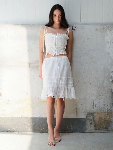 Garden Mini Skirt White - EXPIRED GIRL - Modalova