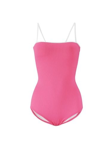 Ribbed Back Cut Monokini - Pink - CC collect - Modalova