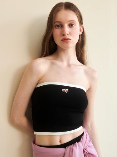 Baby Lesser Logo Patch Tube Top_Black - COQUET - Modalova