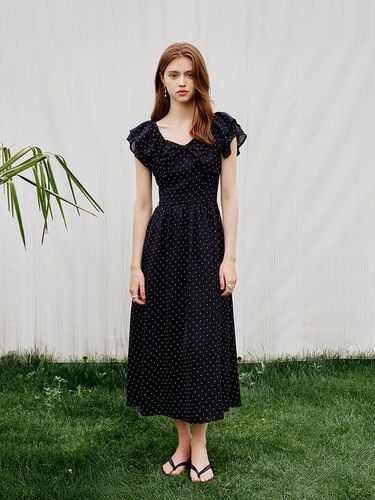 Polka Dot Ruffled Sleeve Dress - We’Dee - Modalova