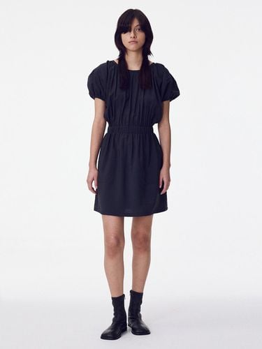 Shirring Balloon Dress_Navy - MAISONMARAIS - Modalova