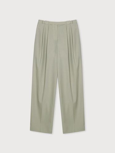 Plain Pin Tuck Trousers (2 Color) - Ethos - Modalova