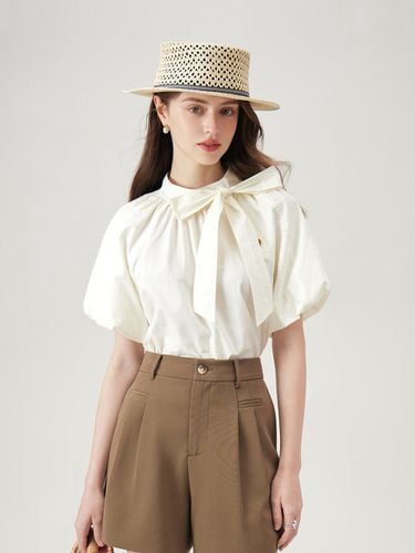 Stand Up Collar Button Blouse - We’Dee - Modalova