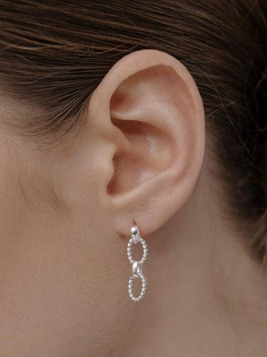 Silver925] WE022 Rope Drop Earring - TOU - Modalova