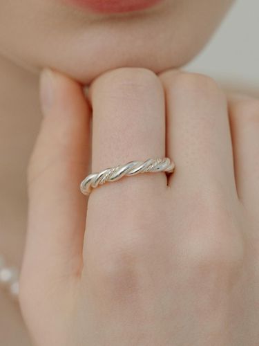 Silver925] WE005 Twist Rope Ring - TOU - Modalova