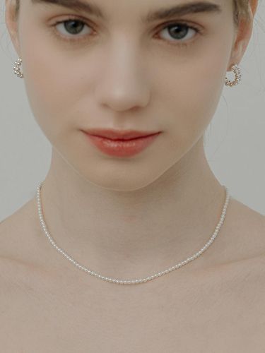 Silver925] WE014 Mini Pearl Necklace - TOU - Modalova