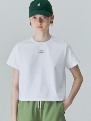 Slightly Cropped T-shirt - White - DEPOUND - Modalova