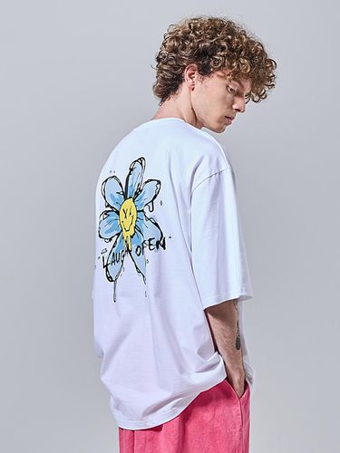 Flower Over Street T-shirt_White - OTHERFITS - Modalova