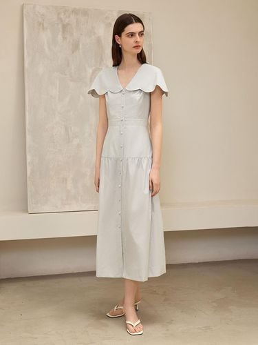 High Waisted Lapel Dress - yyiam - Modalova