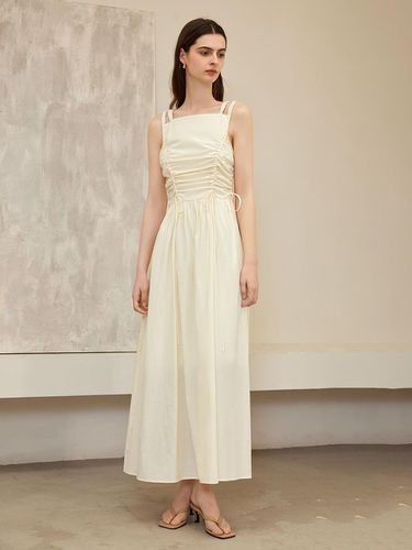 Double Strap Slip Linen Dress - yyiam - Modalova