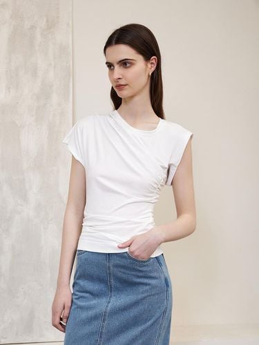 Asymmetric Pleated Summer Top - yyiam - Modalova