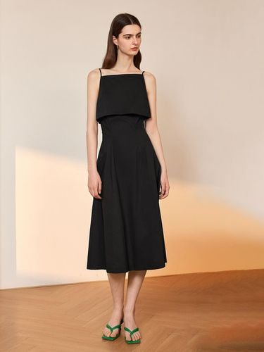 Banquet Black Slip Dress - yyiam - Modalova