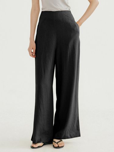 Blo Wide Flare Pants - Black - REORG - Modalova