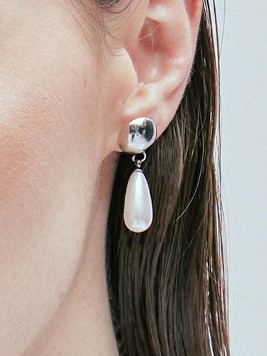 PCS] Water Drop Pearl Earrings - underbarxx - Modalova