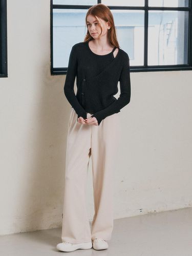 Draped Casual Straight Pants - We’Dee - Modalova