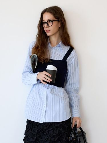 Stripe Shirt - Blue - LA VIOLETTE - Modalova