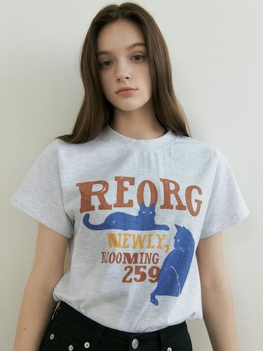 Fra Vintage Cat T-shirt - REORG - Modalova