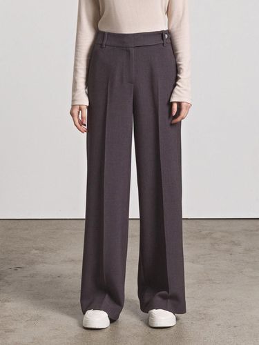 Signature Slim Fit Wide Leg Trouser - hyyk - Modalova