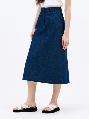 Classic A Line Skirt_Denim - Jun by Jun k. - Modalova