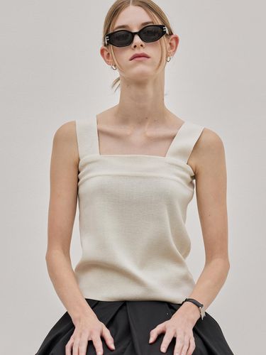 Wool Knit Sleeveless Top - hyyk - Modalova