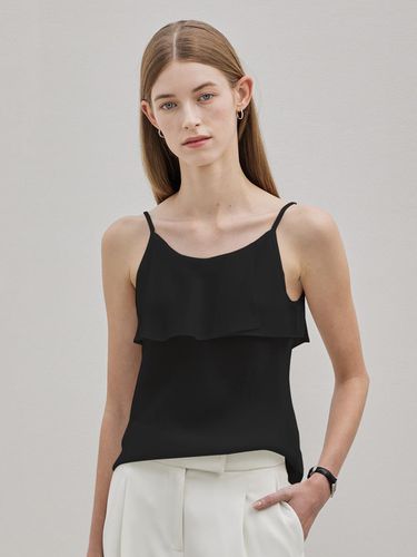 Silky Sleeveless Blouse - Black - hyyk - Modalova