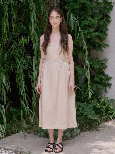 String Slip Dress_Beige - bibyseob - Modalova