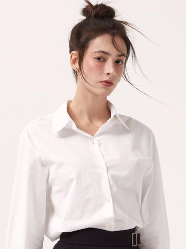 Essential Poplin Shirt - White - DISCHORDSOUND - Modalova